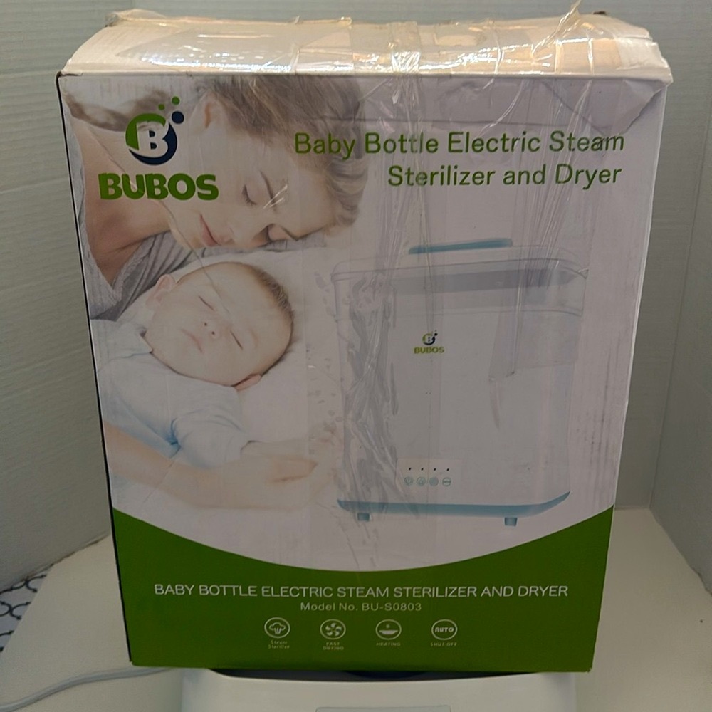 Bubos Bottle Sterilizer and Dryer High Steam Cleaner BPA Free - Picture 2 of 14